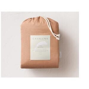 100 % Linen Sheet Set - FULL Casaluna adobe clay